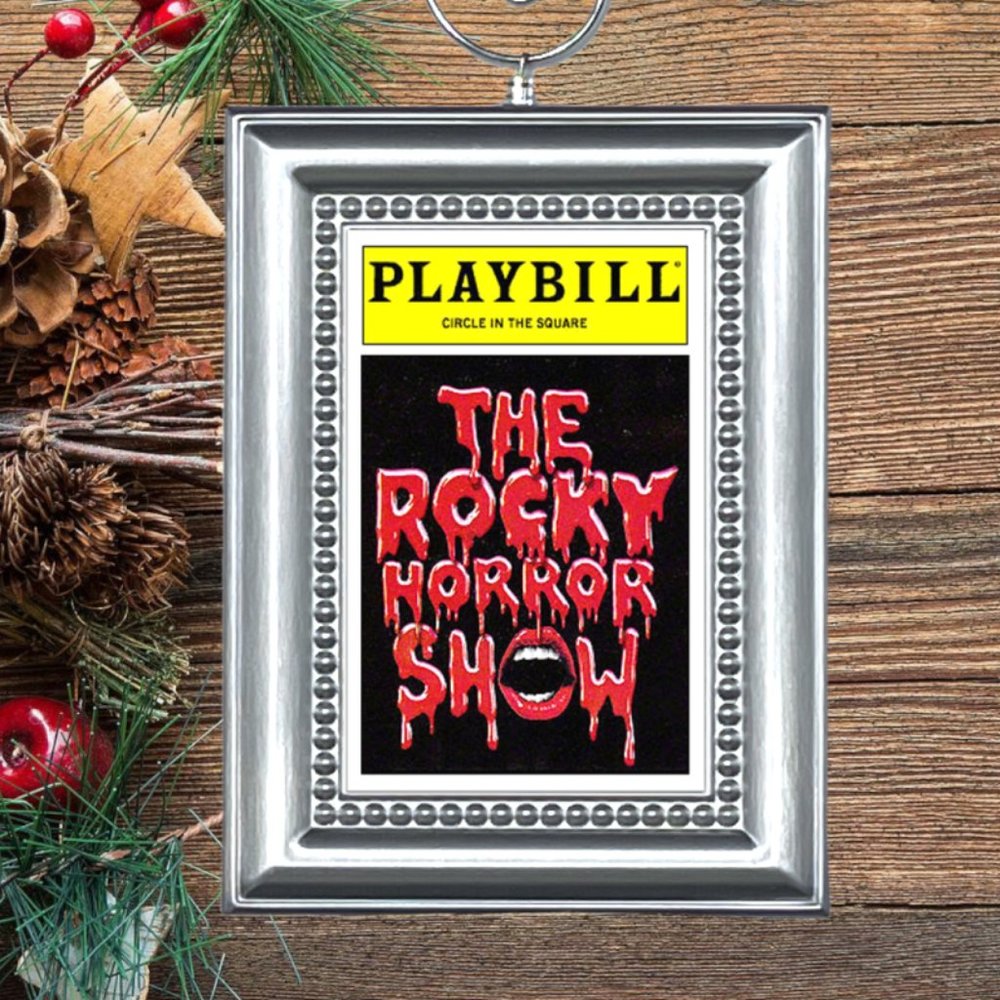 The Rocky‎ Horror Show Broadway Musical Playbill Christmas Tree Ornament